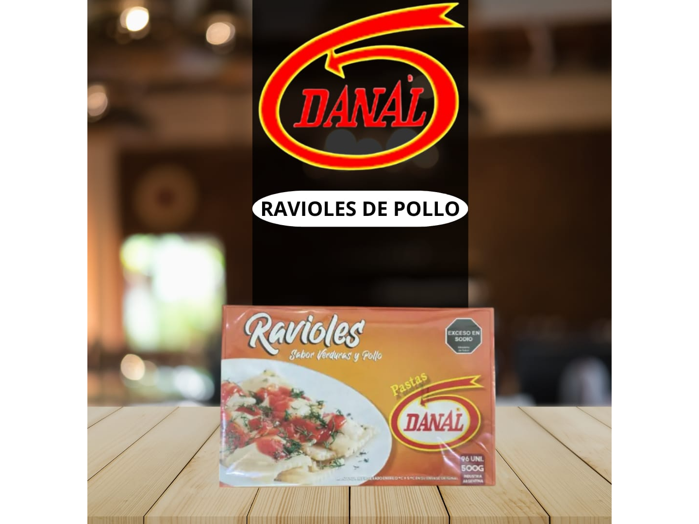 Ravioles en caja × 500 / 96 U.