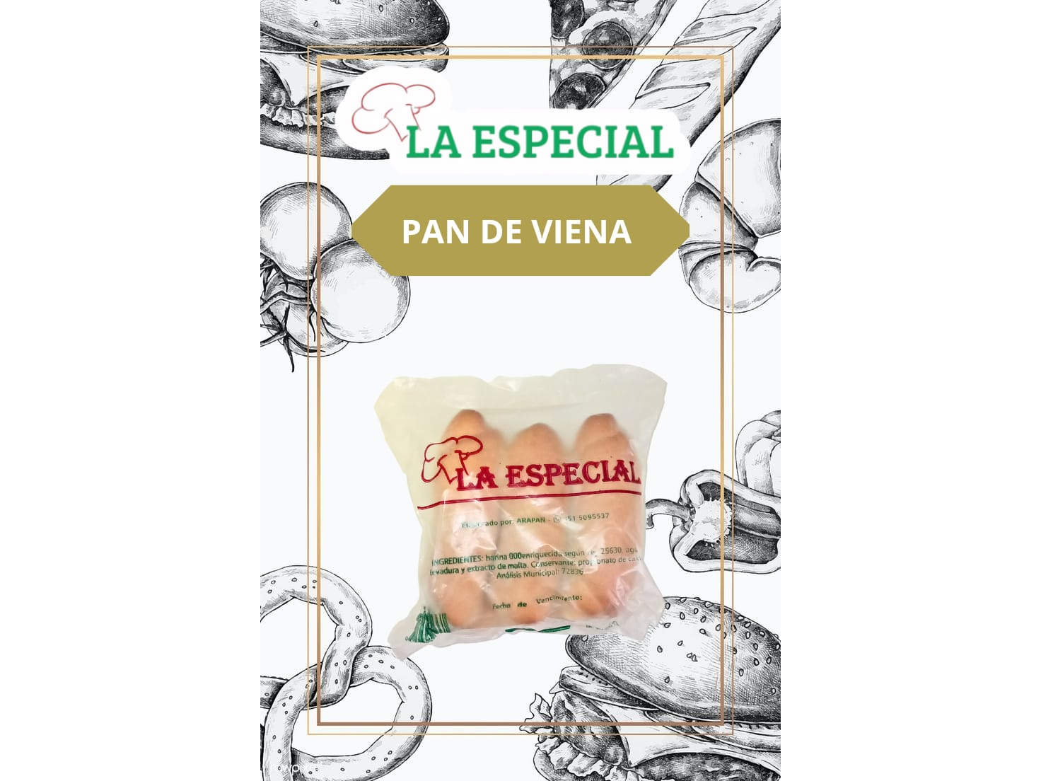 Pan de Viena x 6 und