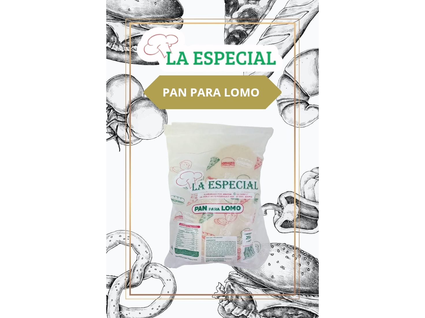 Pan Para Lomo x 2 und