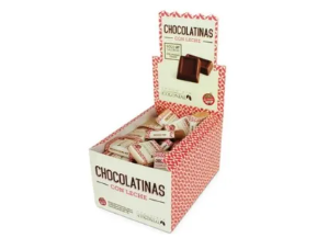 Caja "Chocolatinas al 70%" - (x 50 Uni)