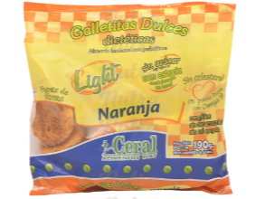 Galletitas "Ceral" c/stev. (Naranja)