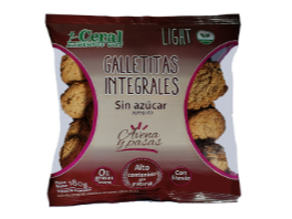 Integrales "Ceral" (Avena y Pasas) - (x 190gr)
