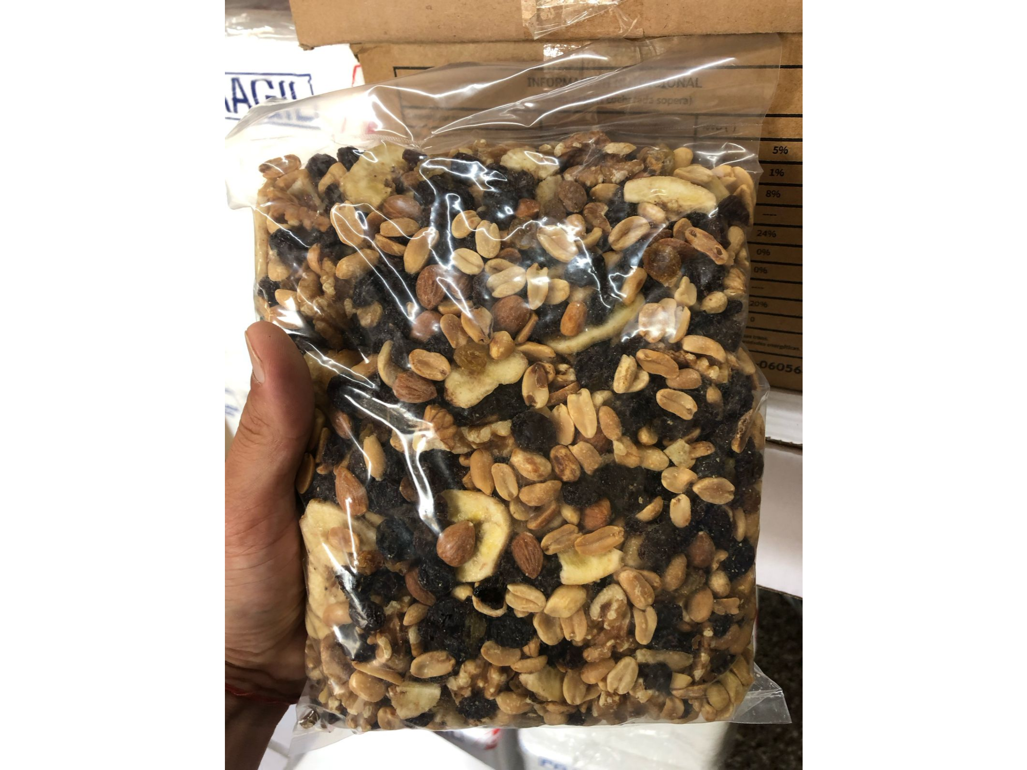 MIX ENERGIA con Banana - (FRUTOS SECOS) - (1 Kg)