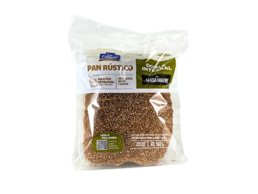 PAN CON MASA MADRE - DOBLE INTEGRAL - (x 560gr)