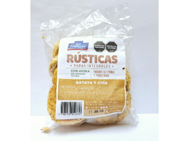 PEPAS INTEGRALES - BATATA Y CHÍA - (x 250gr)