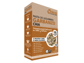 Fideos de legumbres "Wakas" (Garbanzo y Chía)