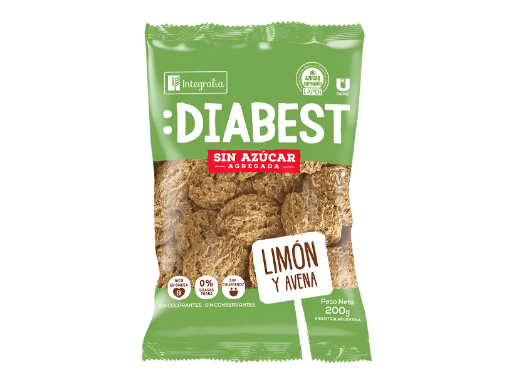 DIABEST - LIMÓN Y AVENA (Sin Azúcar)  - (x 200gr)