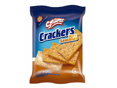Crackers "Smams" (c/semillas) - (Apto celíacos)