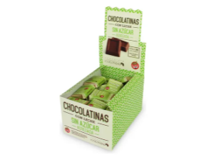 Caja "Chocolatinas" (s/Azú) - (x 50 Uni)