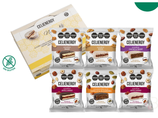 Alfajores "Celienergy" - (x 12 Uni)