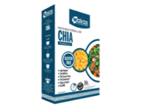 Fideos de legumbres "Wakas" (Chía)