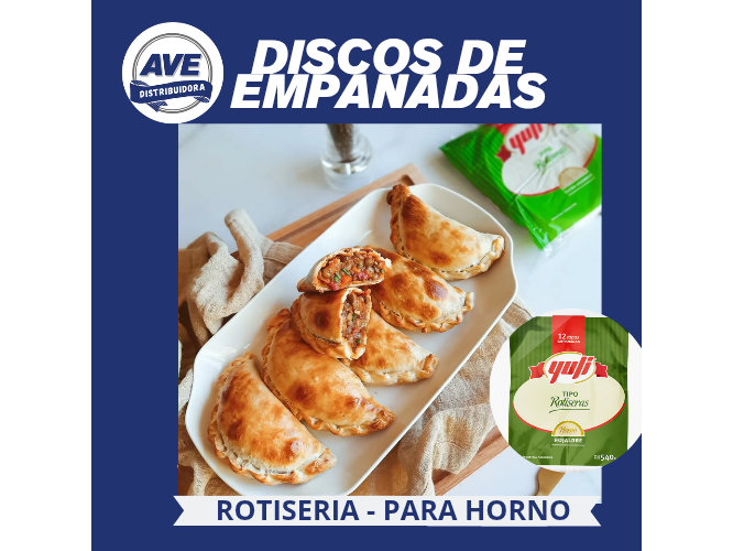 DISCOS PARA EMPANADAS ( Rotiseras - Horno).