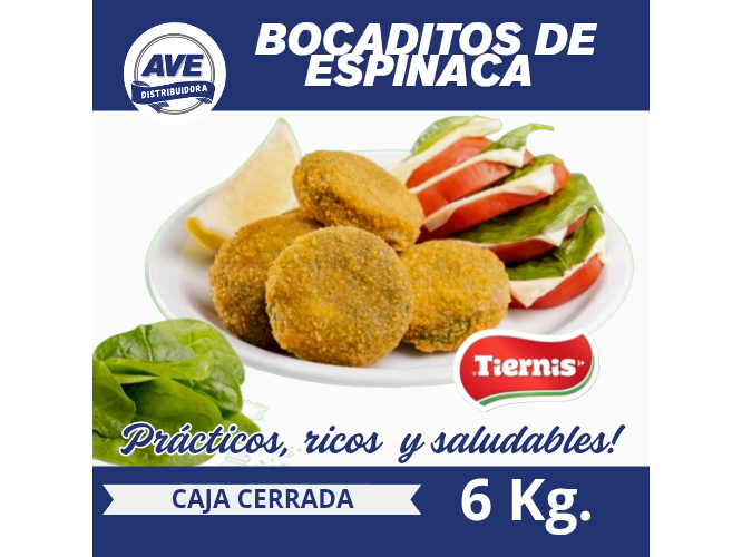 BOCADITOS DE ESPINACA (x 6 Kg).