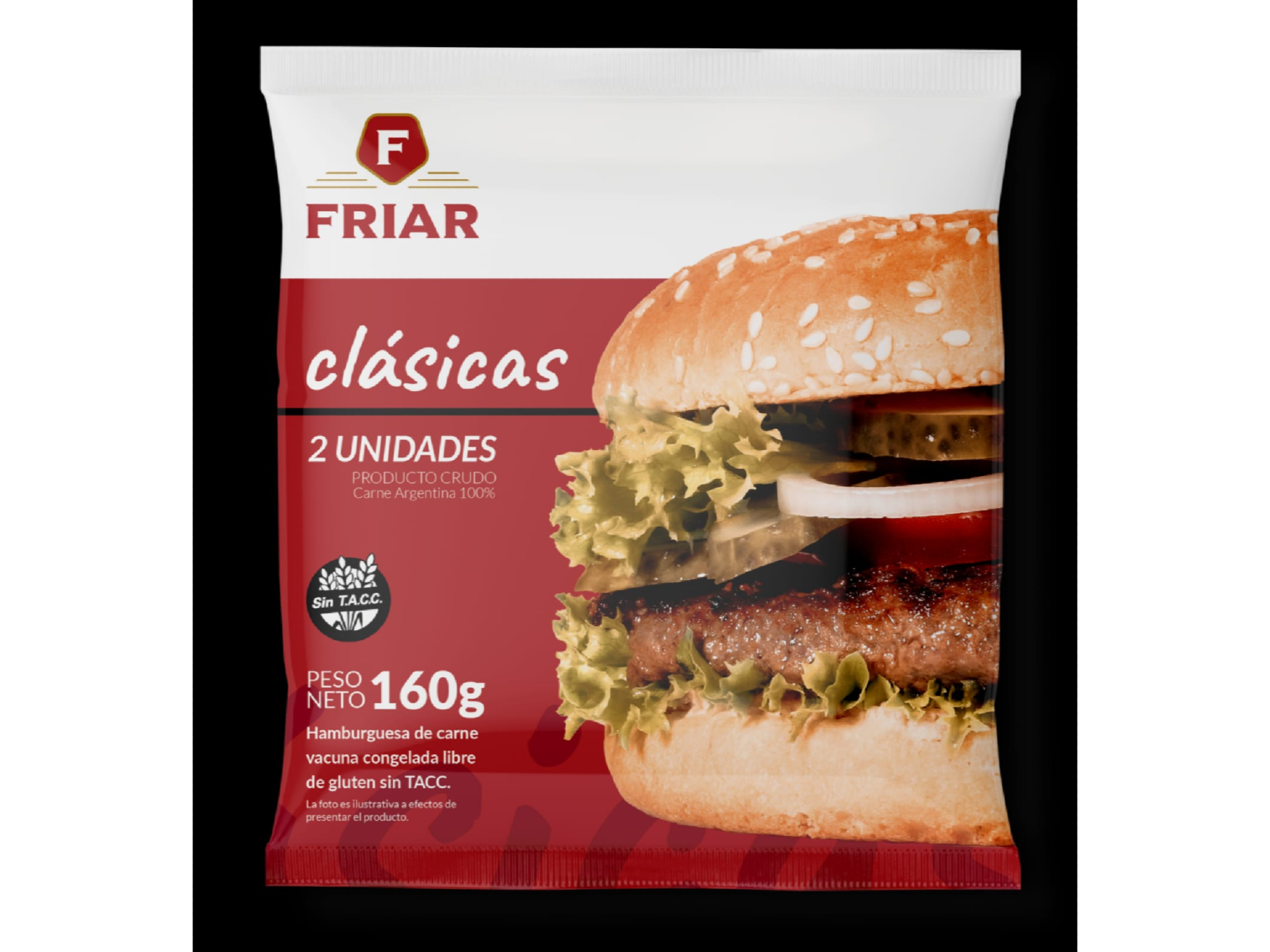 HAMBURGUESA DE 80 GRS. $2400 POR UNIDAD