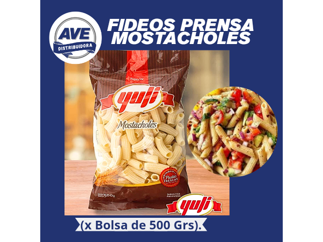 FIDEOS MOSTACHOLES ( x Bolsa de 500 Grs).