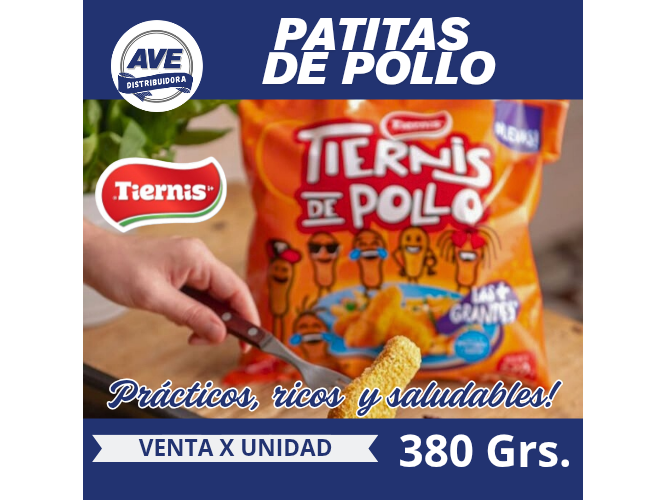 PATITAS DE POLLO ( x UNIDAD de 380 Grs).