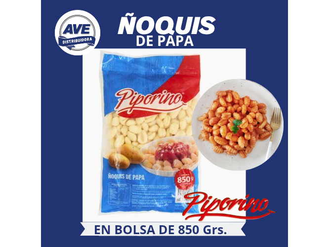 ÑOQUIS DE PAPA - PIPORINO (x Bolsa de 850 Grs).