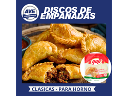 DISCOS PARA EMPANADAS (Clasicos para Horno).