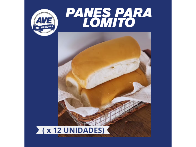 PAN PARA LOMITO ( x 12 Unidades)