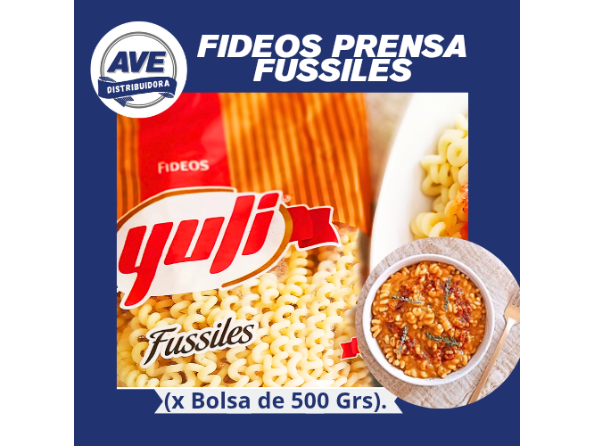 FIDEOS FUSSILES ( x Bolsa de 500 Grs).