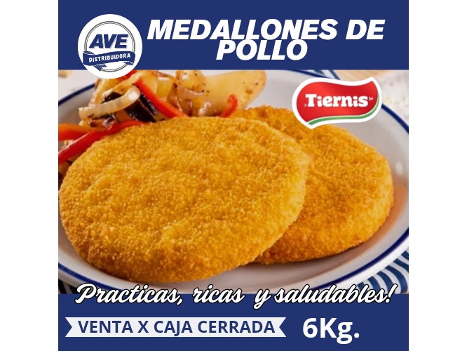 MEDALLONES DE POLLO - TIERNIS de DISTRIBUIDORA AVE
