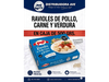 RAVIOLES DE POLLO, CARNE Y VERDURA ( En Caja de 500 Grs).