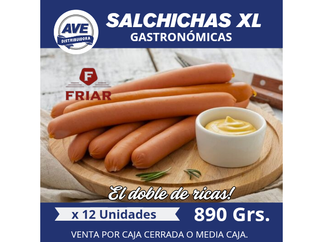 SALCHICHAS XL - FRIAR (Gastronómicas)