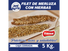 FILET DE MERLUZA CON HIERBAS (x 5 Kg).