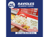 RAVIOLES DE JAMON Y QUESO ( En Caja de 650 Grs).