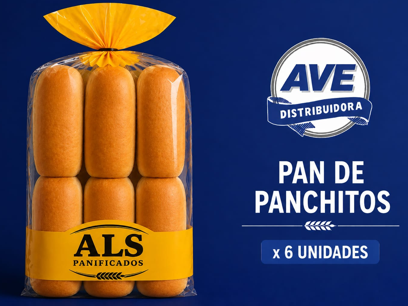 PAN PARA PANCHITOS X6 UNIDADES