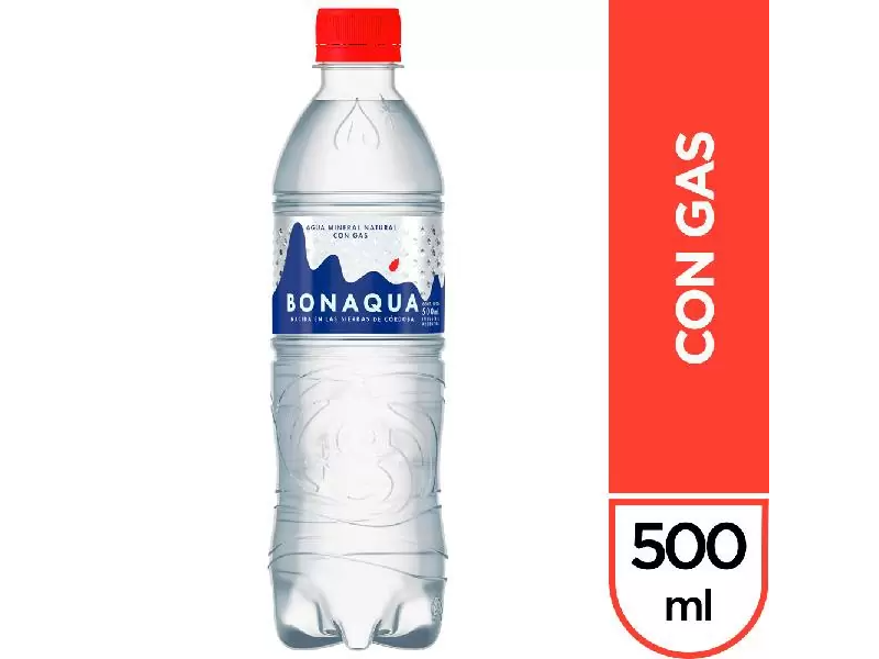 AGUA CON GAS