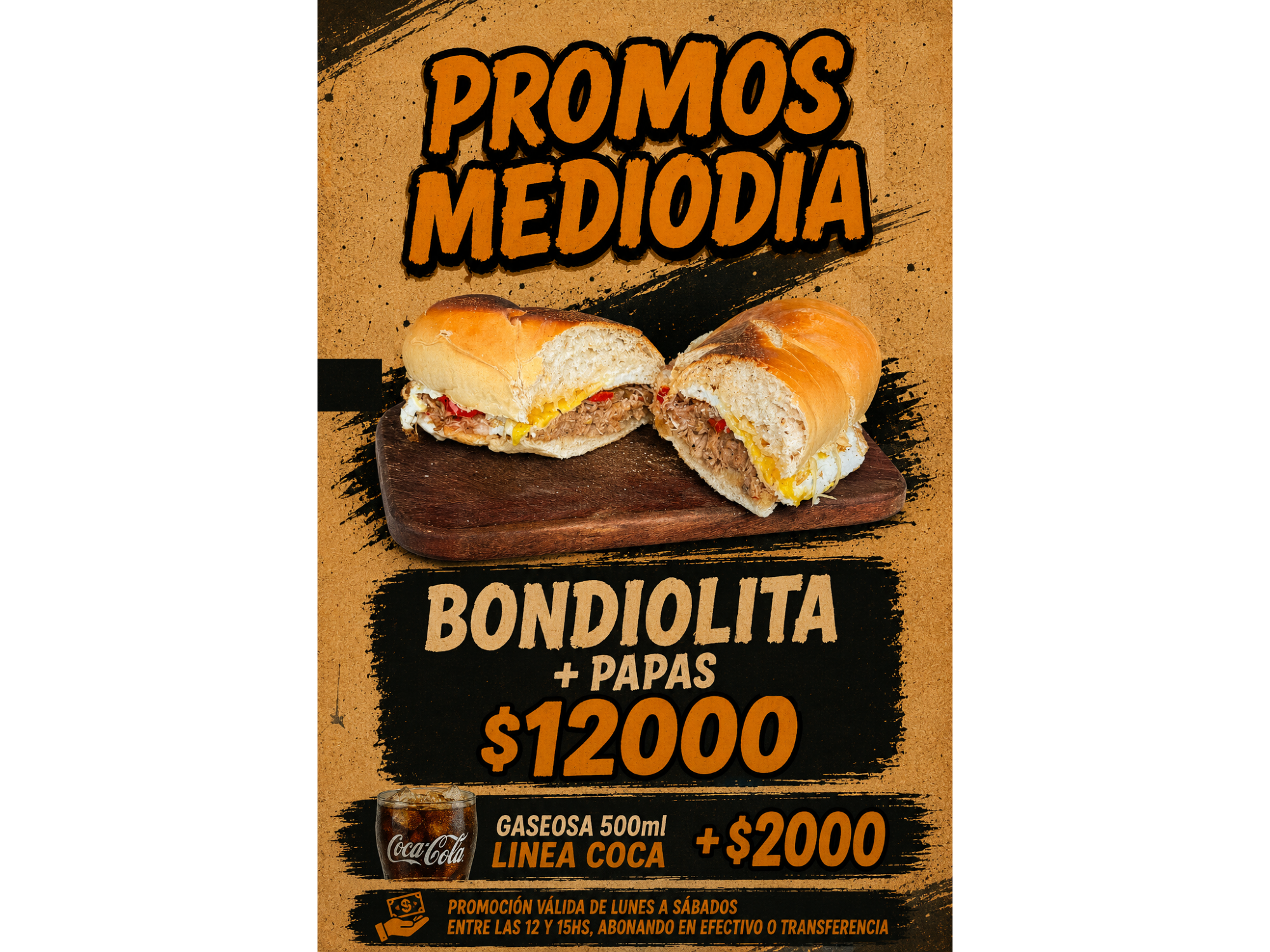 COMBO MEDIODÍA BONDIOLITA