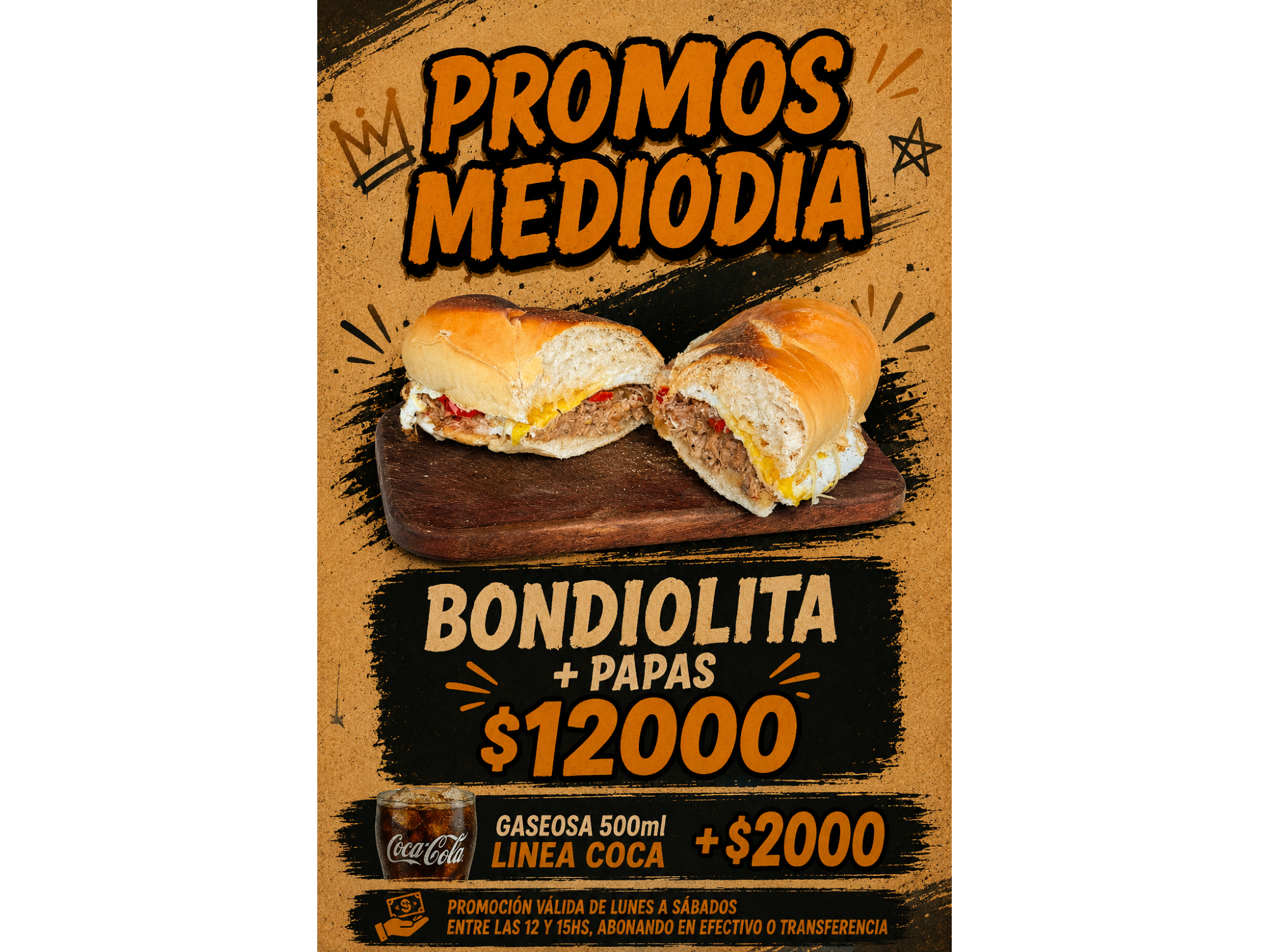 COMBO MEDIODÍA BONDIOLITA