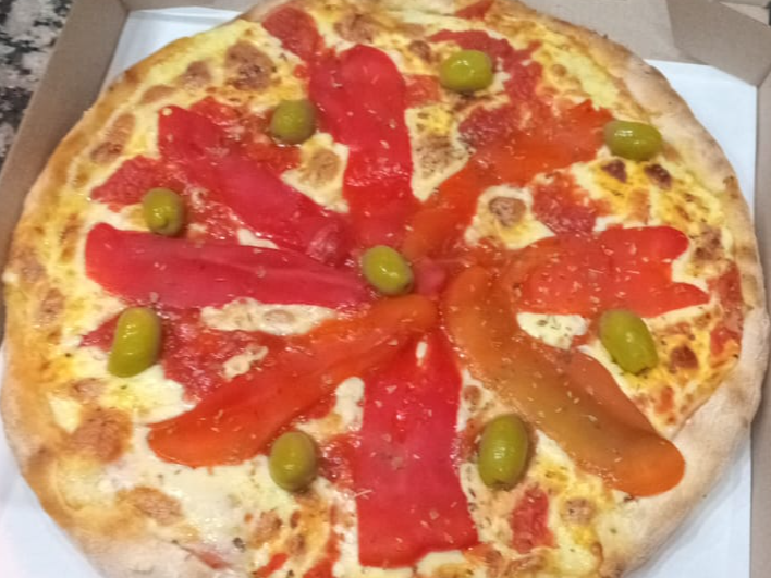 Jamón y morrón grande