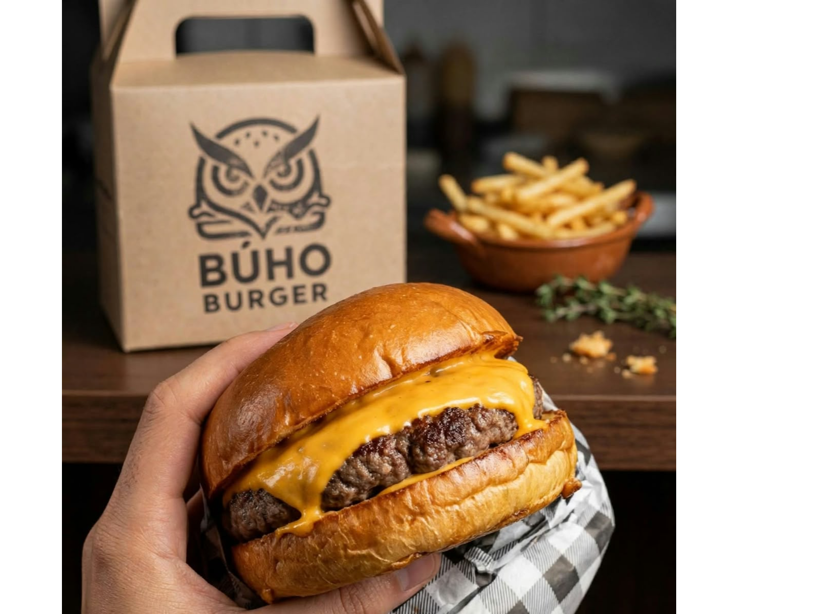 Buho Cheese Simple + Papas