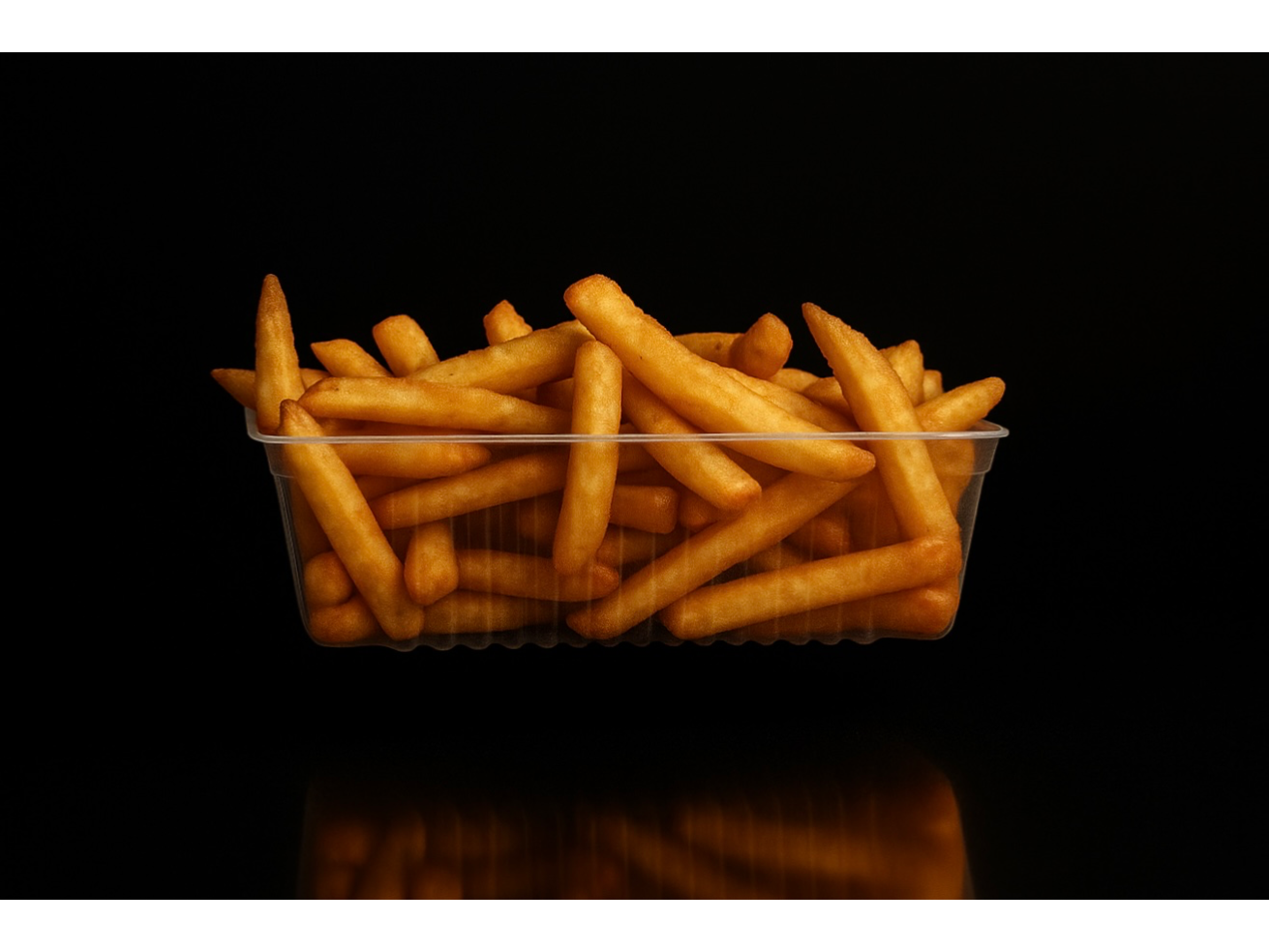 Bandeja de papas fritas