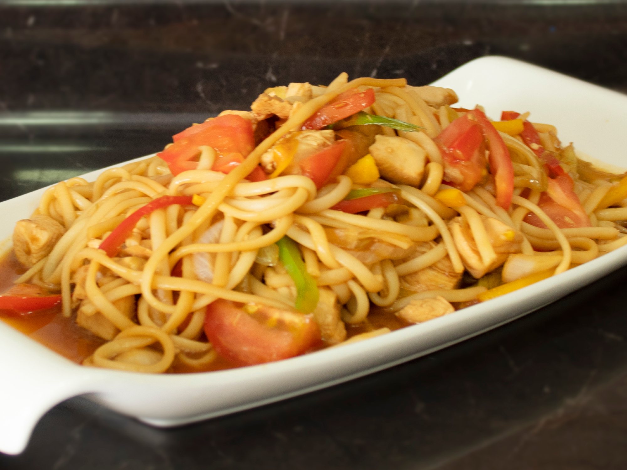 Saltado con verduras