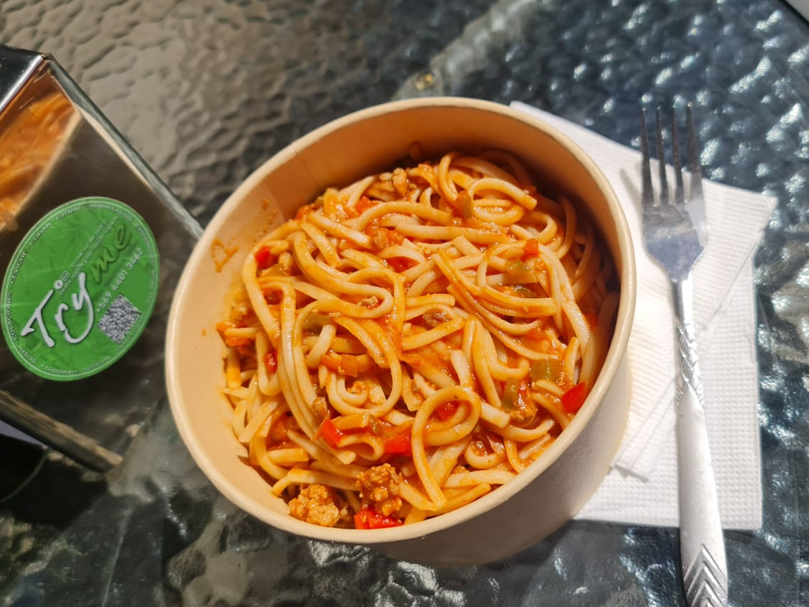 Pasta salsa roja