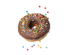 Donut cobertura chocolate Topping