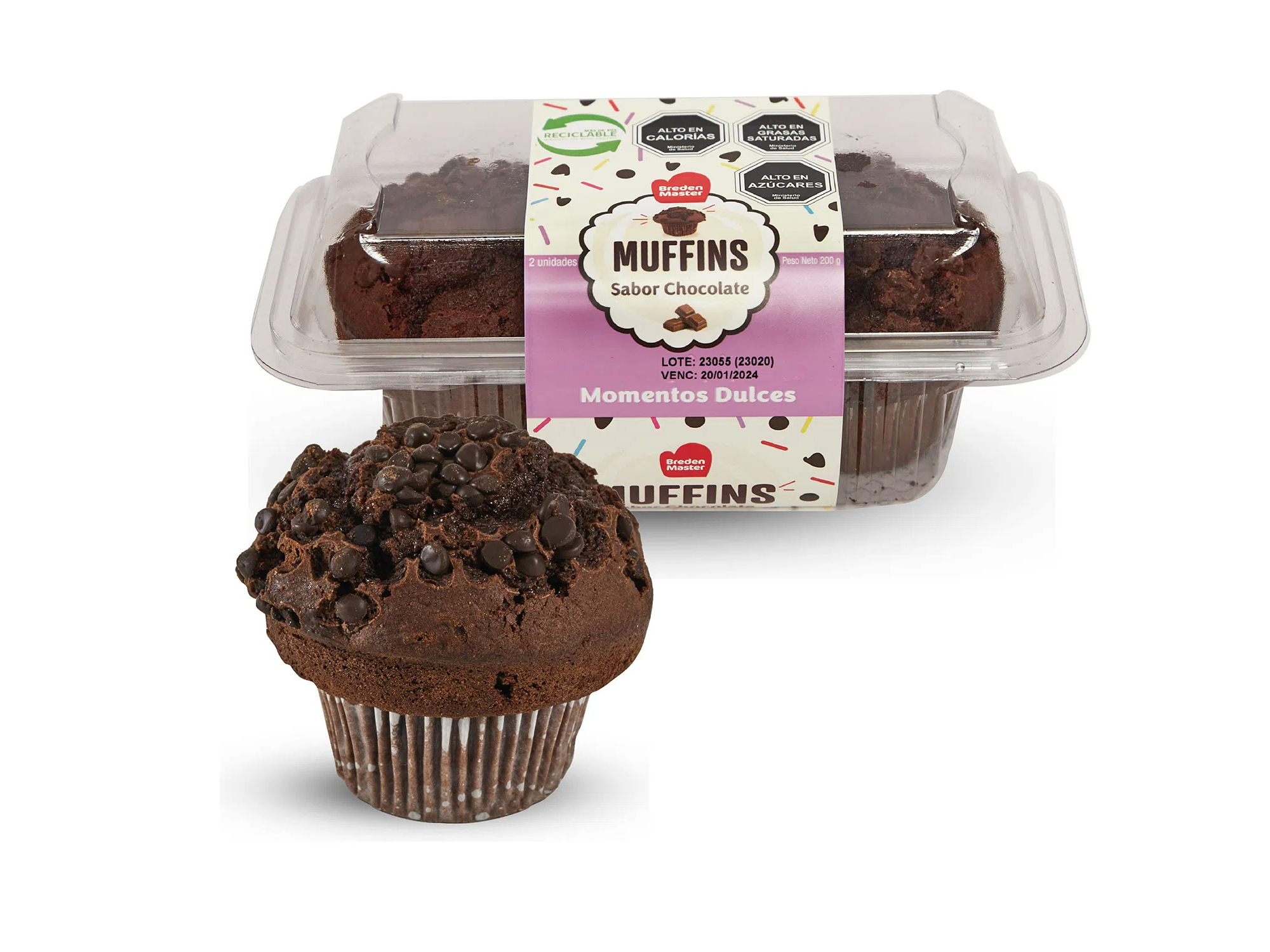 Muffin Blister Chocolate (2u)