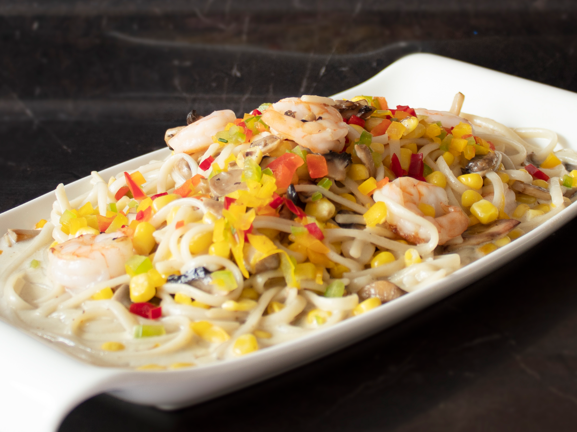 Pasta salsa blanca