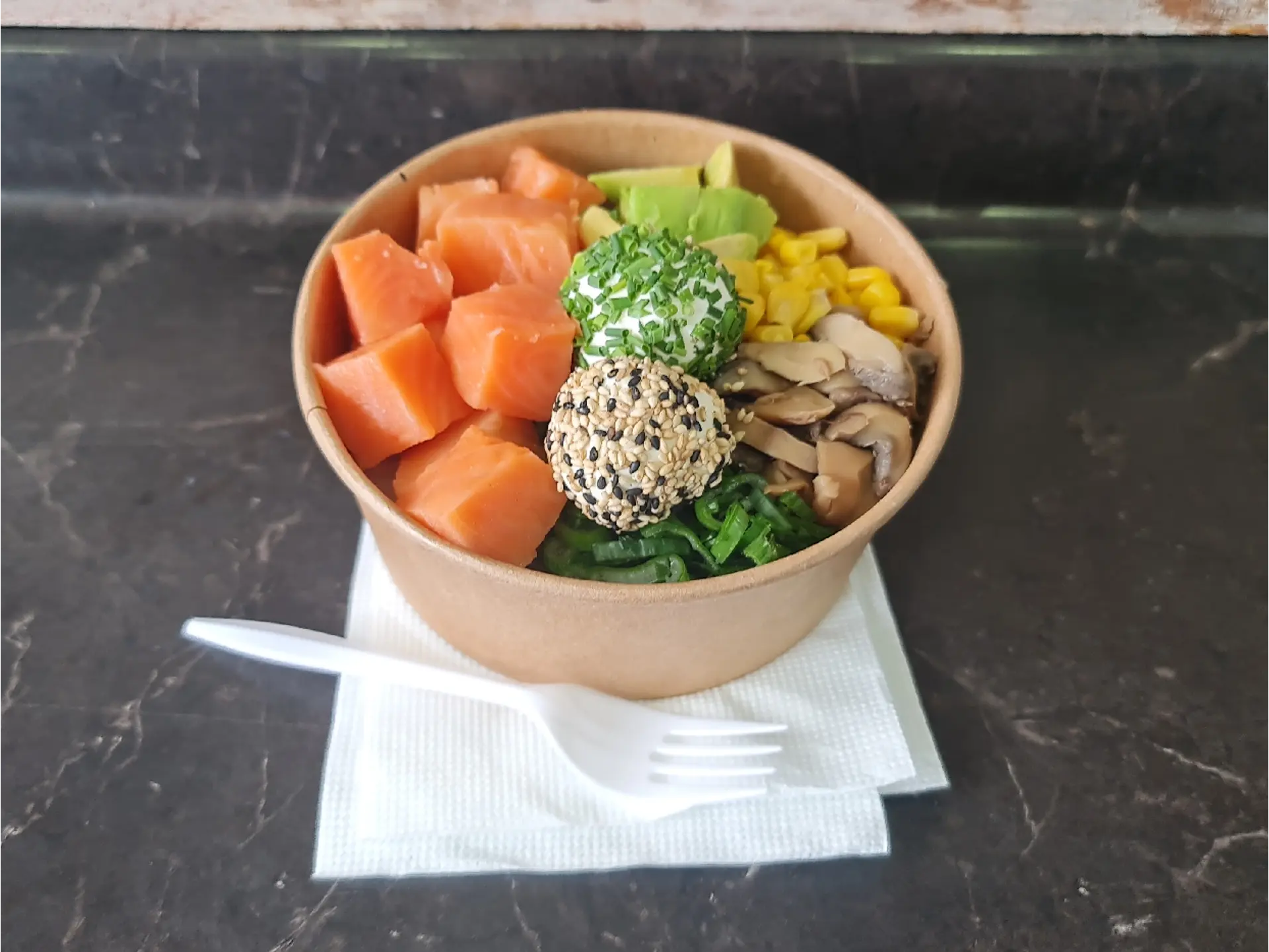 Gohan de salmón