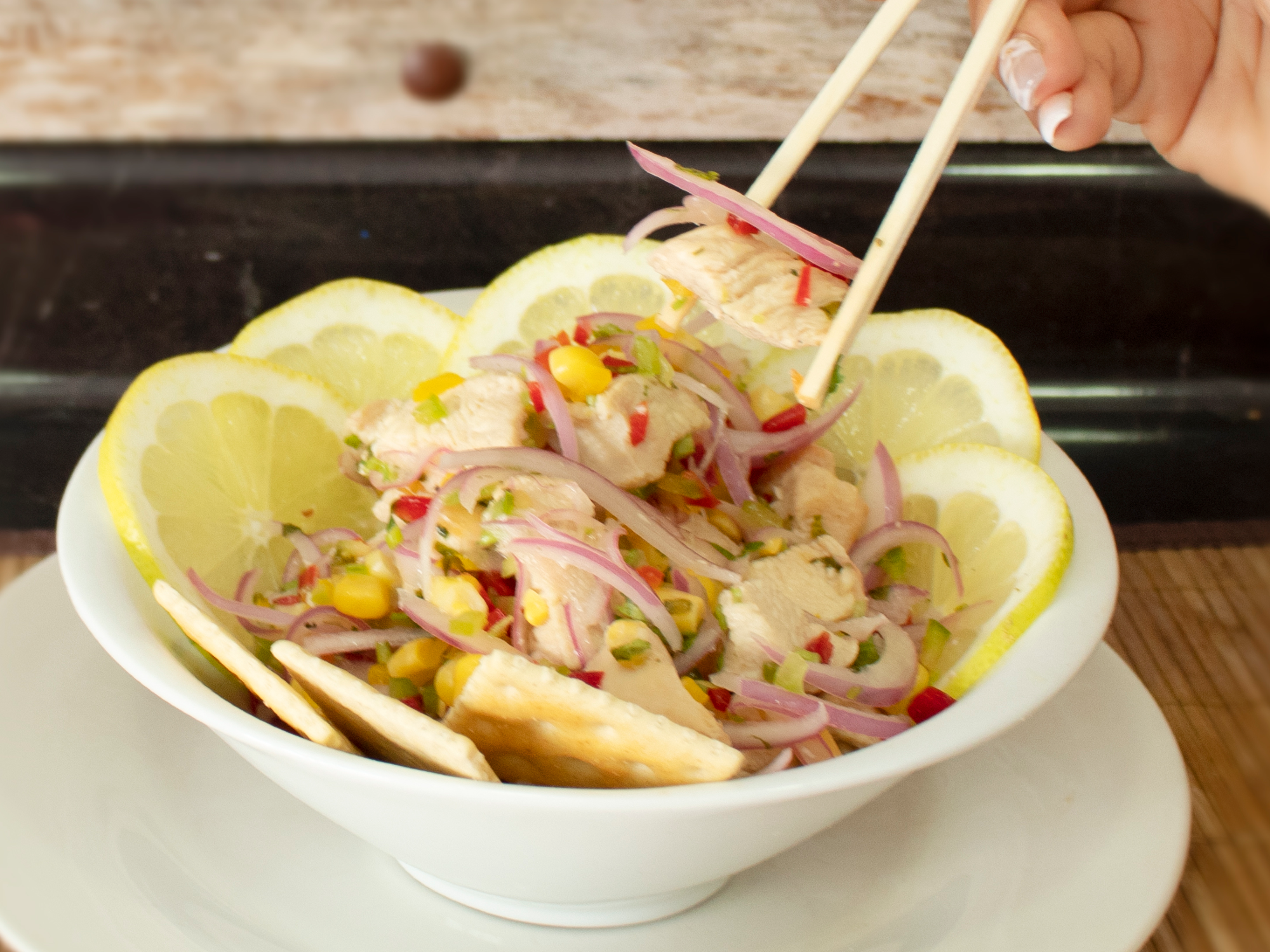 Ceviche de pollo