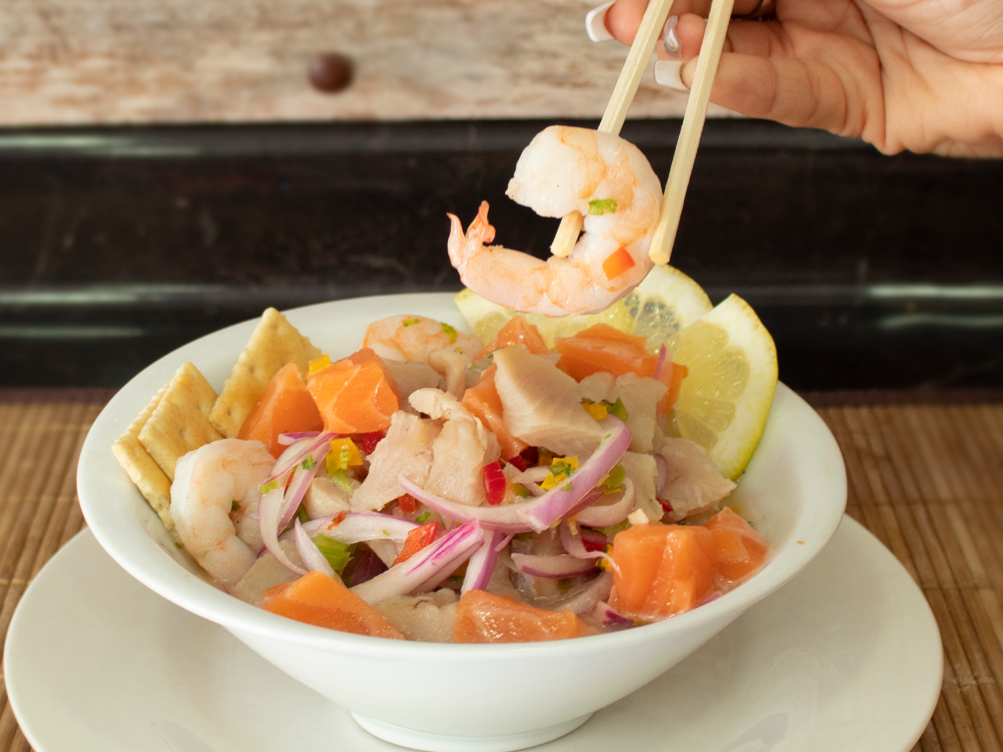 Ceviche de 3 variedades