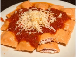 Ravioles de espinaca y ricota