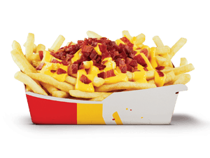 PAPAS + CHEDDAR + BACON + VERDEO