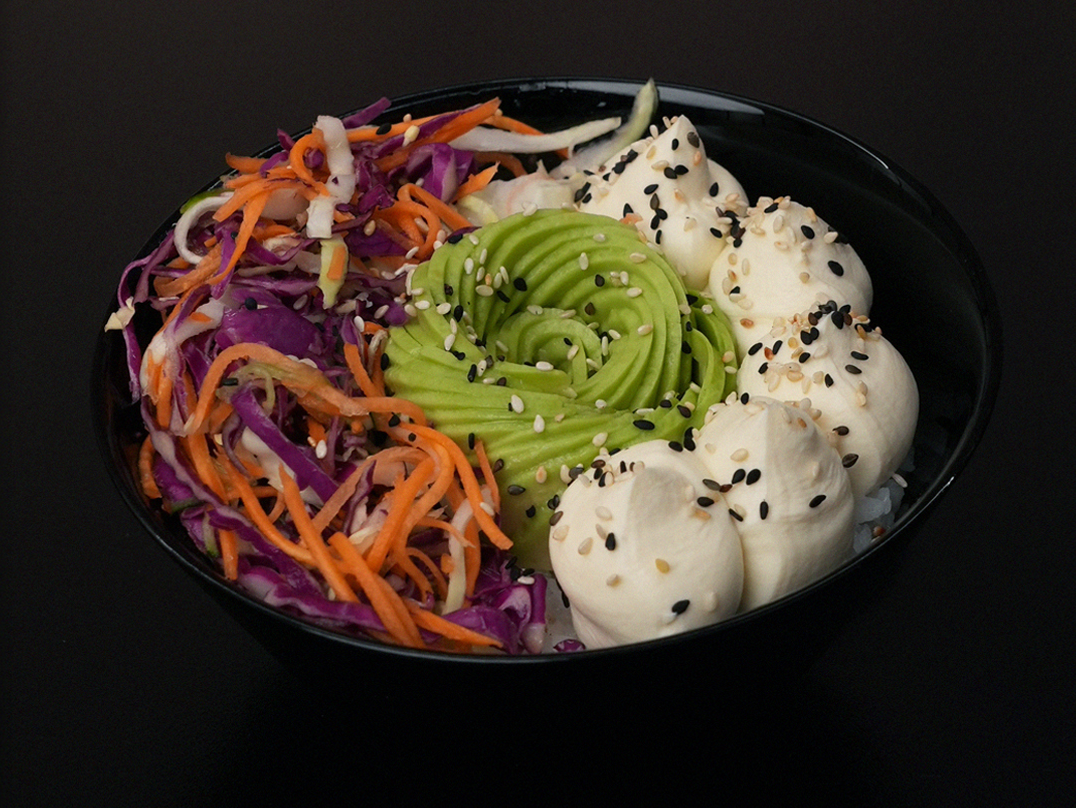 Poke salad de vegetales