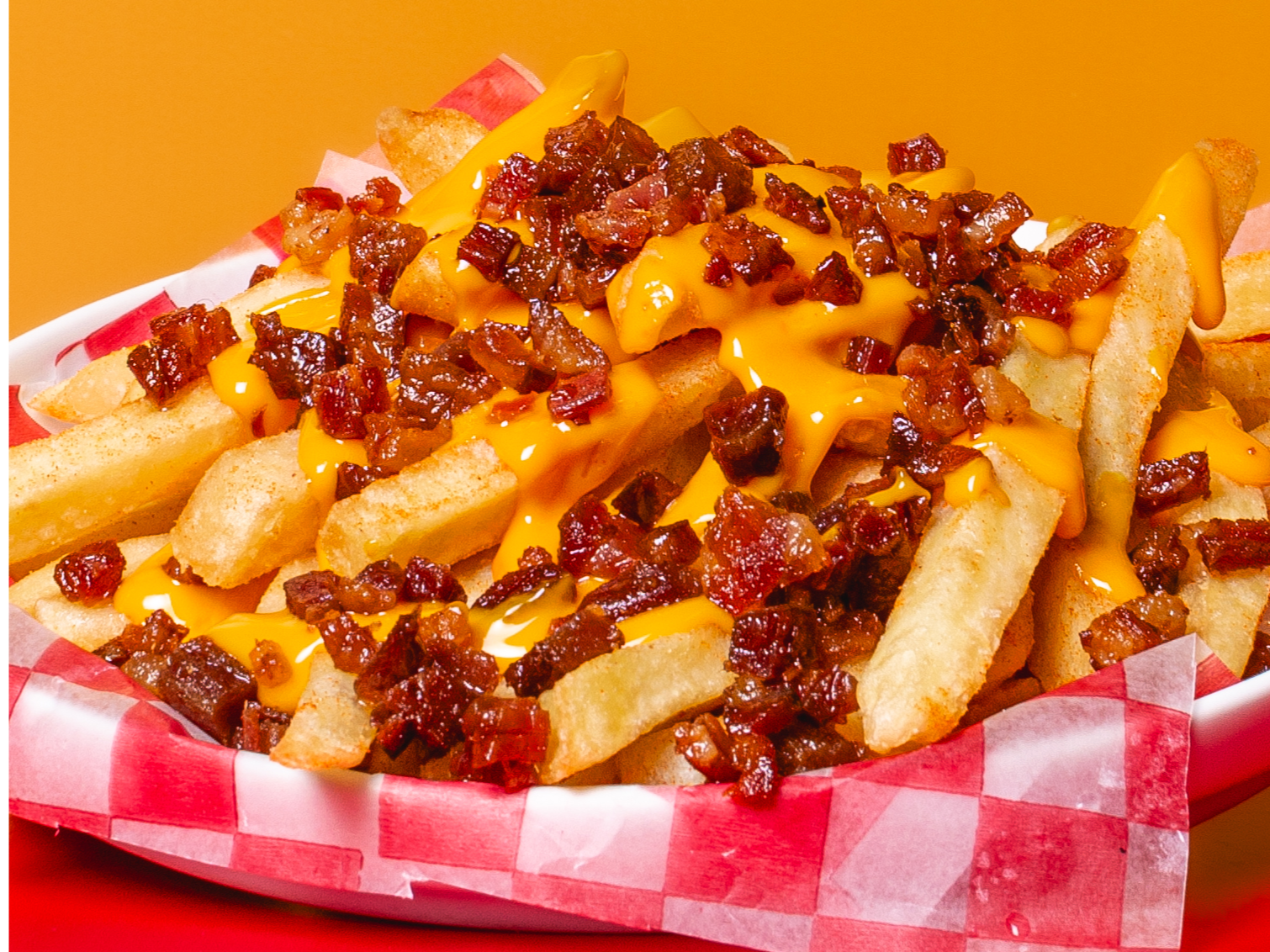 Papas cheddar bacon de Kermodei