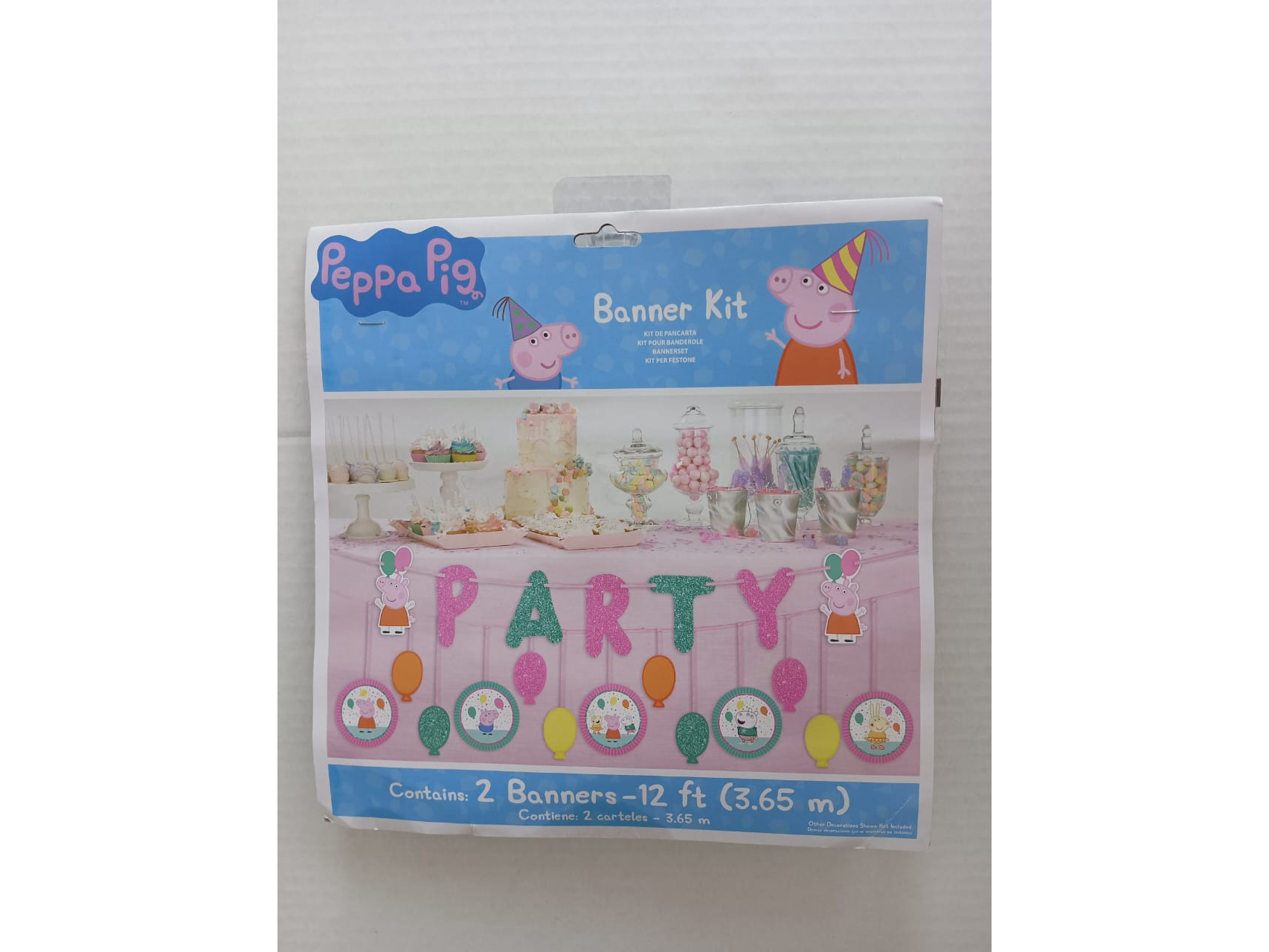 Decoración de mesa Peppa Pig