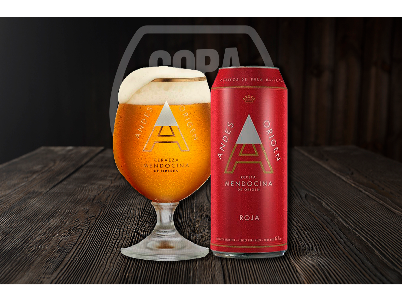 ANDES ROJA 473ml de Copa Tomada
